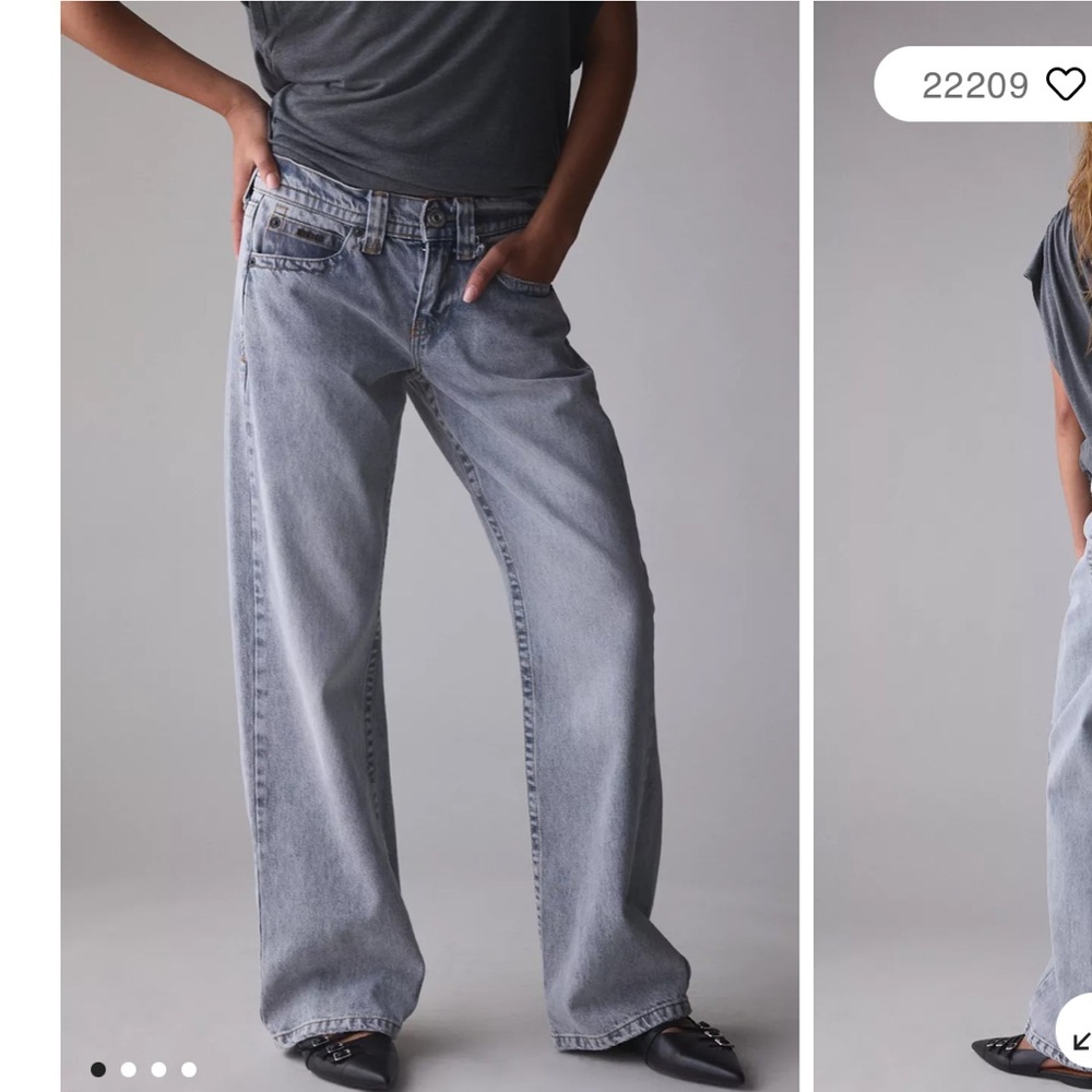 Urban Outfitters BDG Kayla low rider jeans in grey size 24